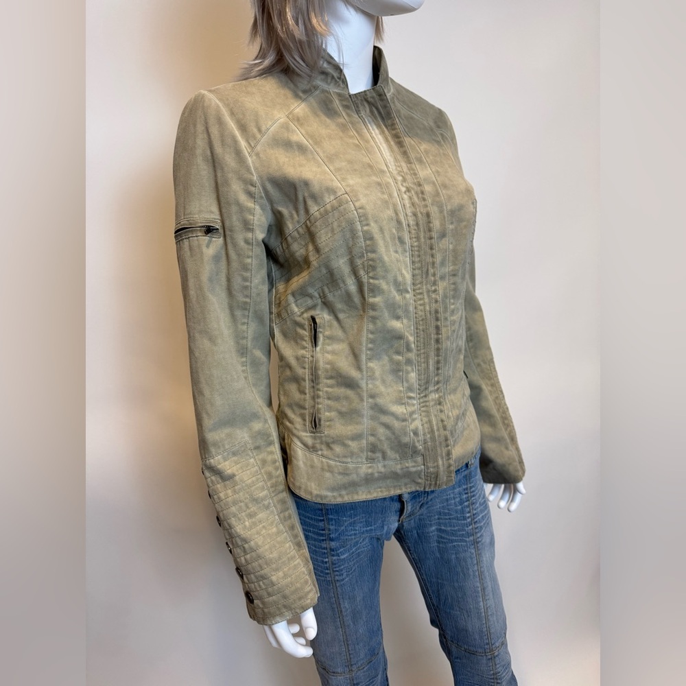 Promod Olive/Beige Utility Jacket - Picture 3 of 7
